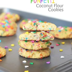 Funfetti Coconut Cookies