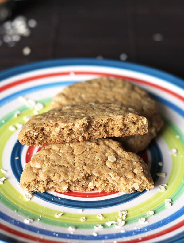 Peanut Butter Oatmeal Cookie Halves