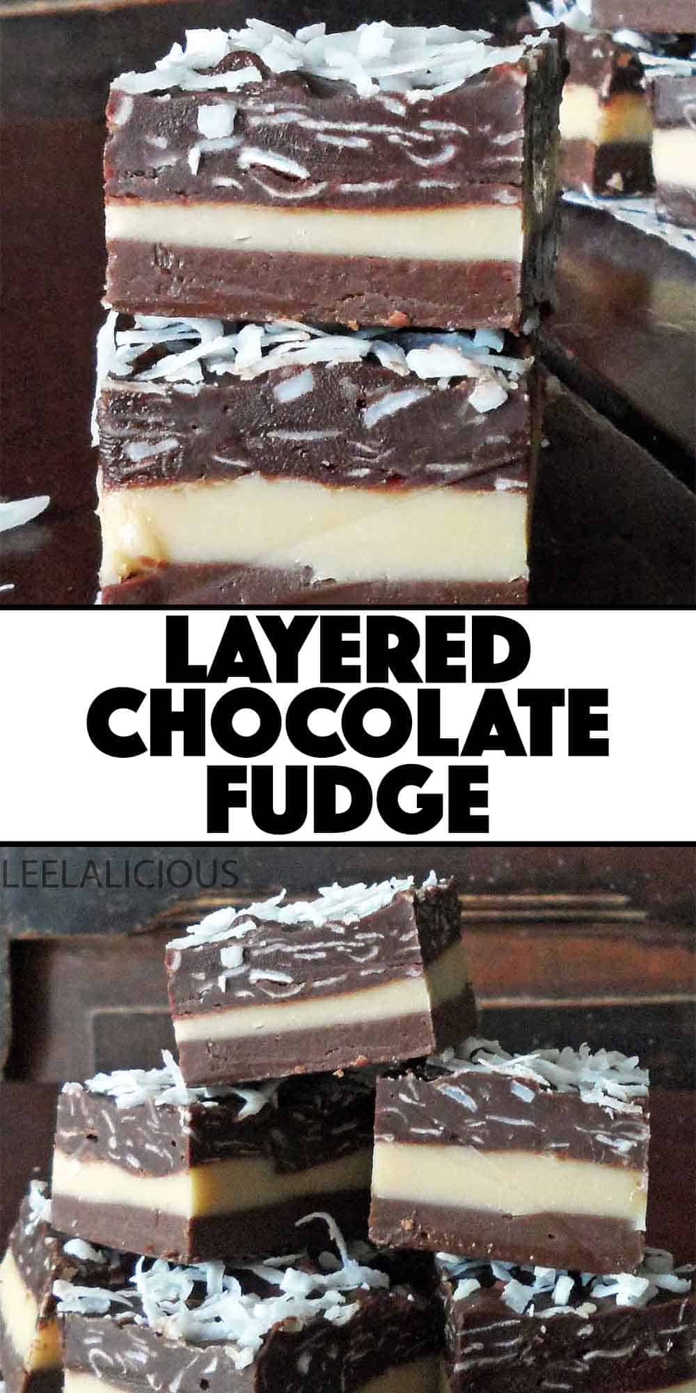 triple chocolate fudge pinterest image