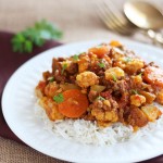 Cauliflower Curry with Ground Beef