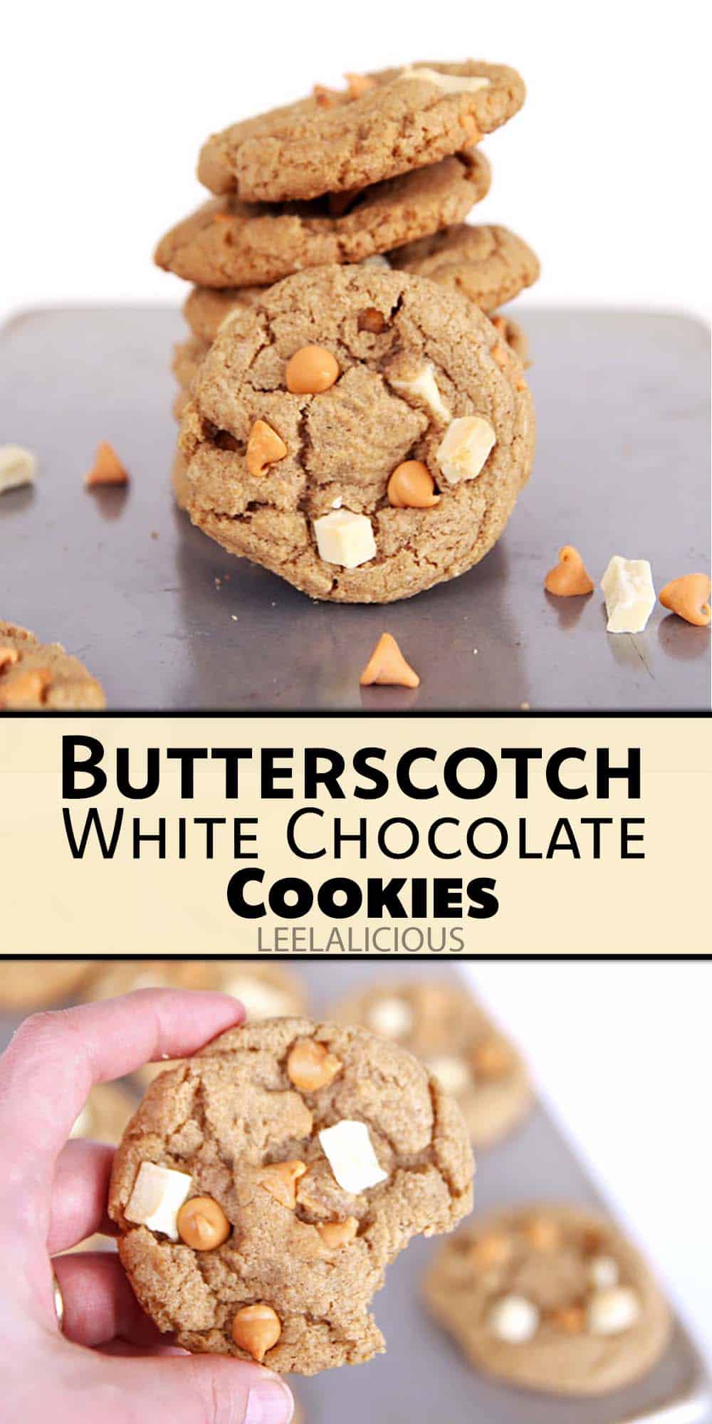 Butterscotch White Chocolate Cookies