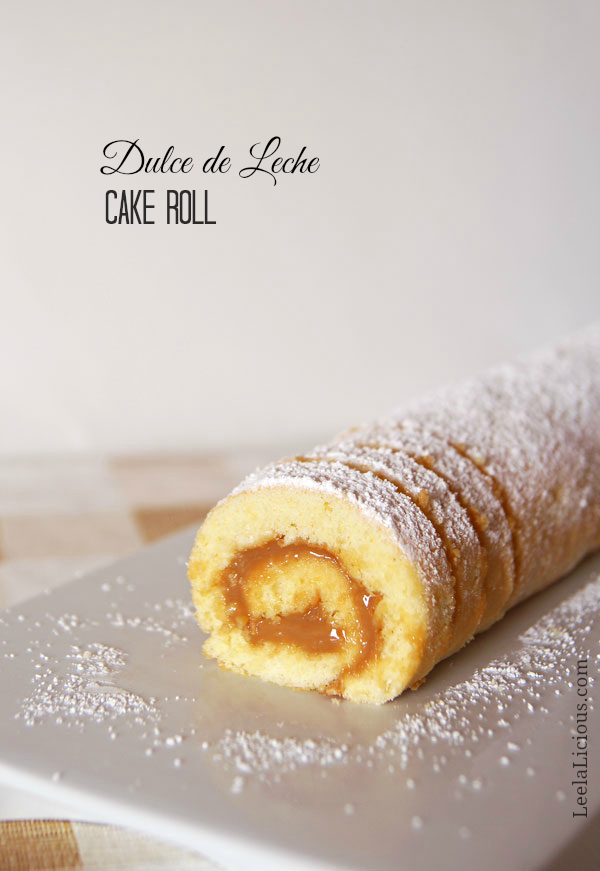 Cake Roll with Dulce de Leche