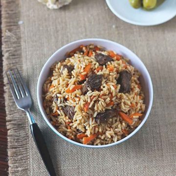 Beef Plov - Rice Pilaf Recipe