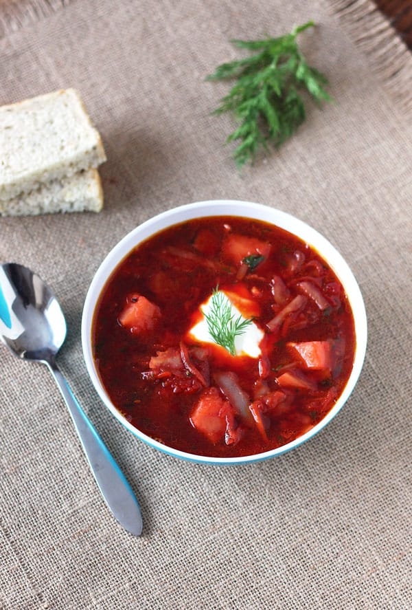 Beet Cabbage Soup