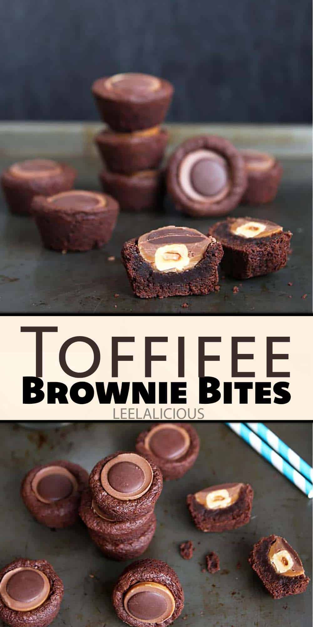 Toffifee Brownie Bites