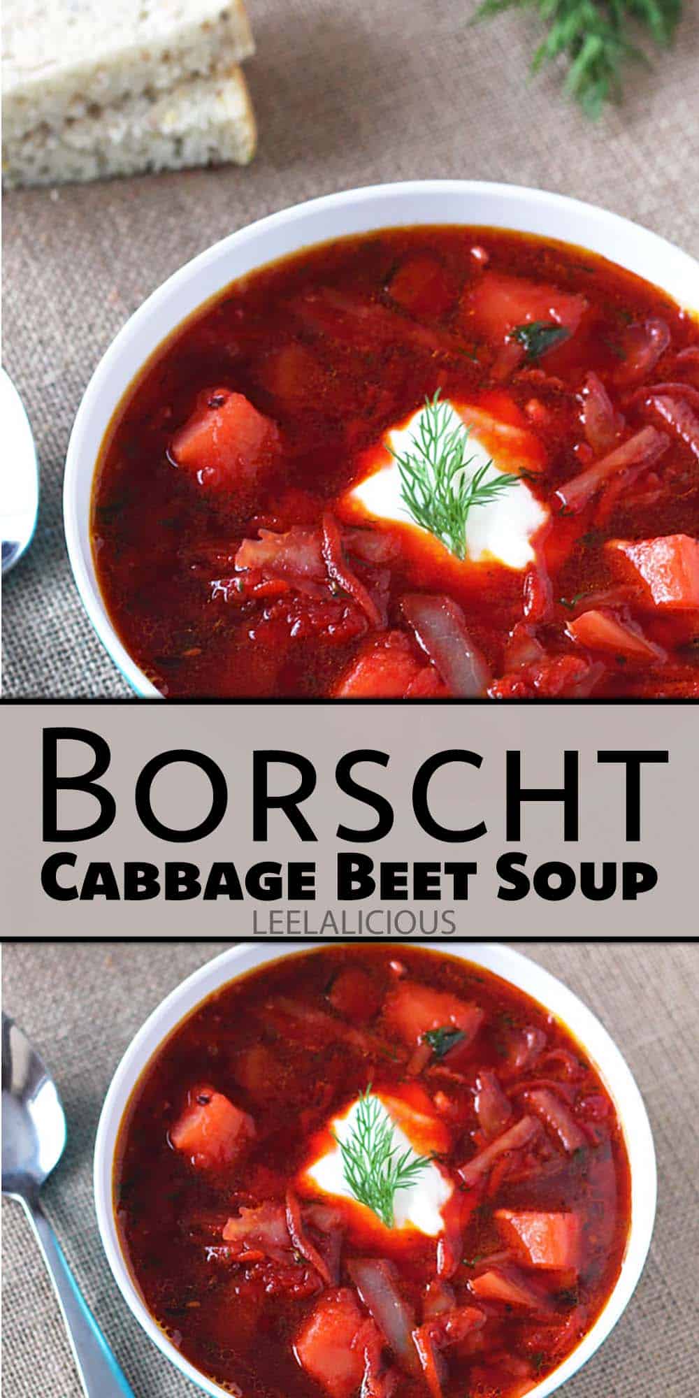 Borscht - Cabbage Beet Soup