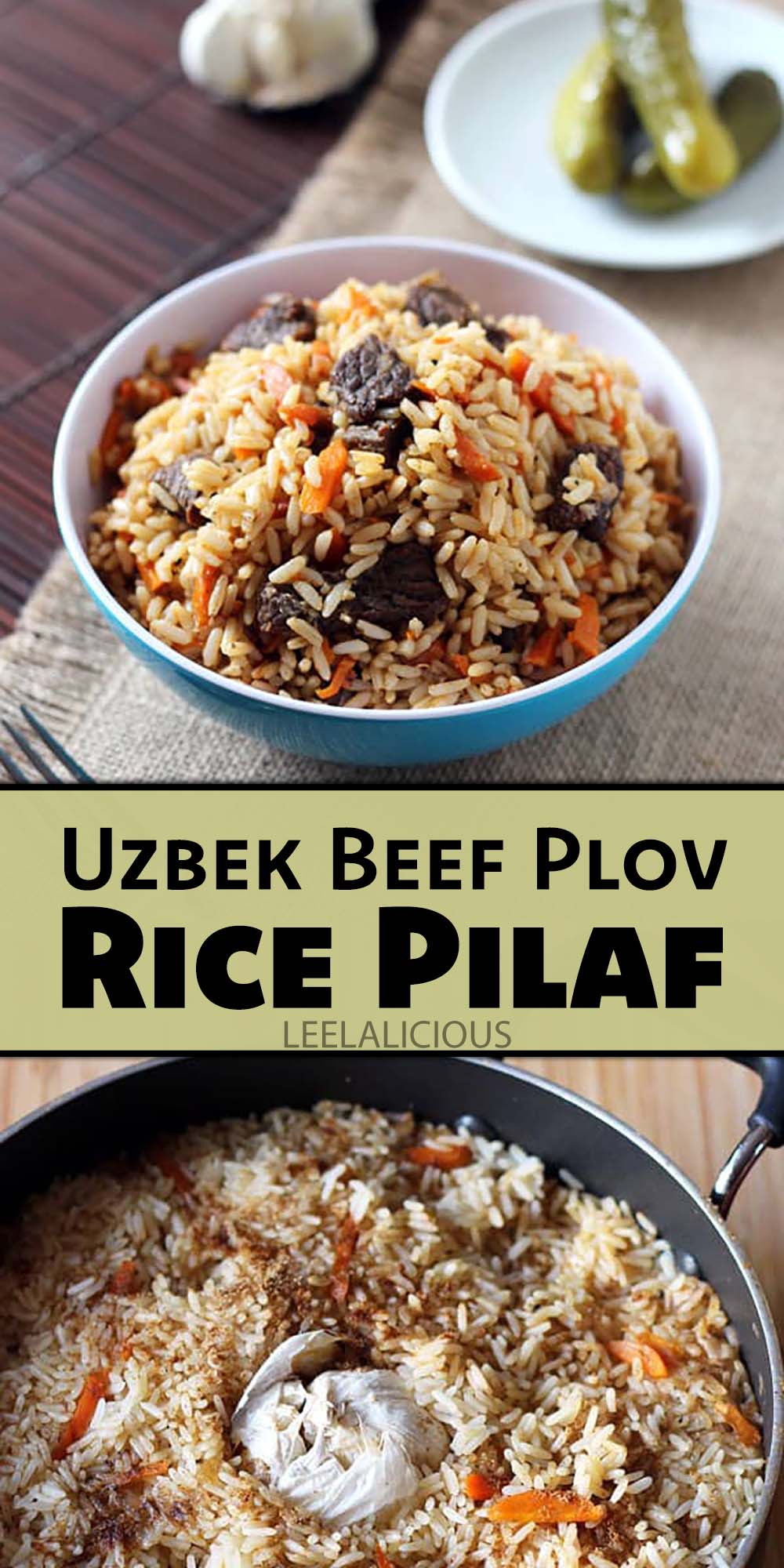 Uzbek Beef Plov: Rice Pilaf