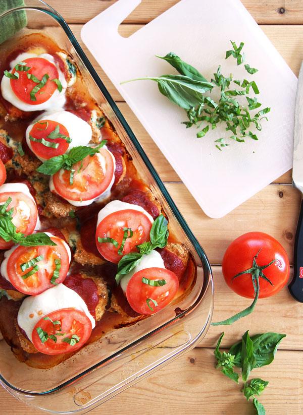 Caprese Roll Ups with Chicken