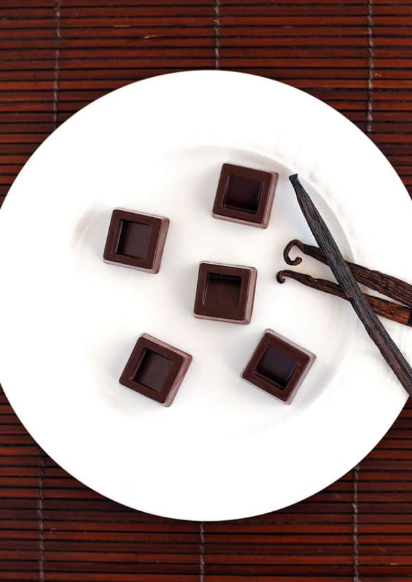Healthy Dark Chocolate with Vanilla