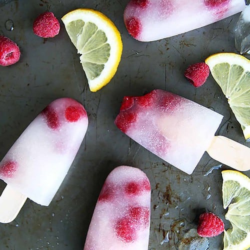 Lemonade Raspberry Popsicles Recipe