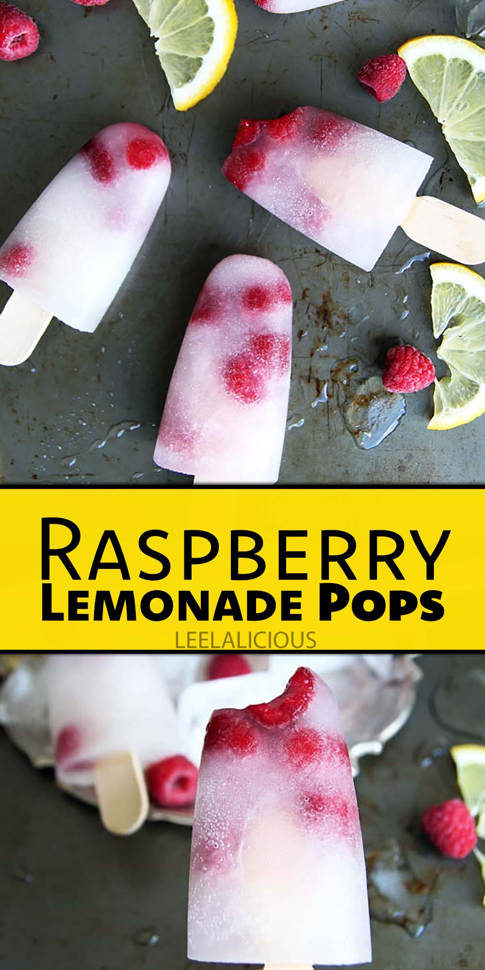 Raspberry Lemonade Pops