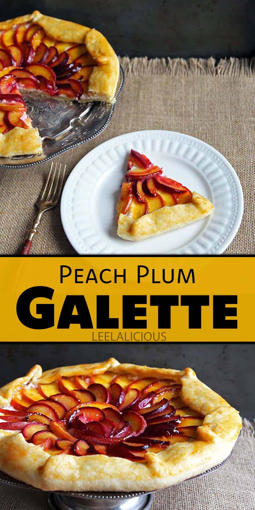 Peach Plum Galette