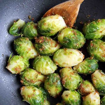 Crispy Breadcrumb Brussels Sprouts Recipe