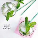Rhubarb Mojito Mocktail Tutorial