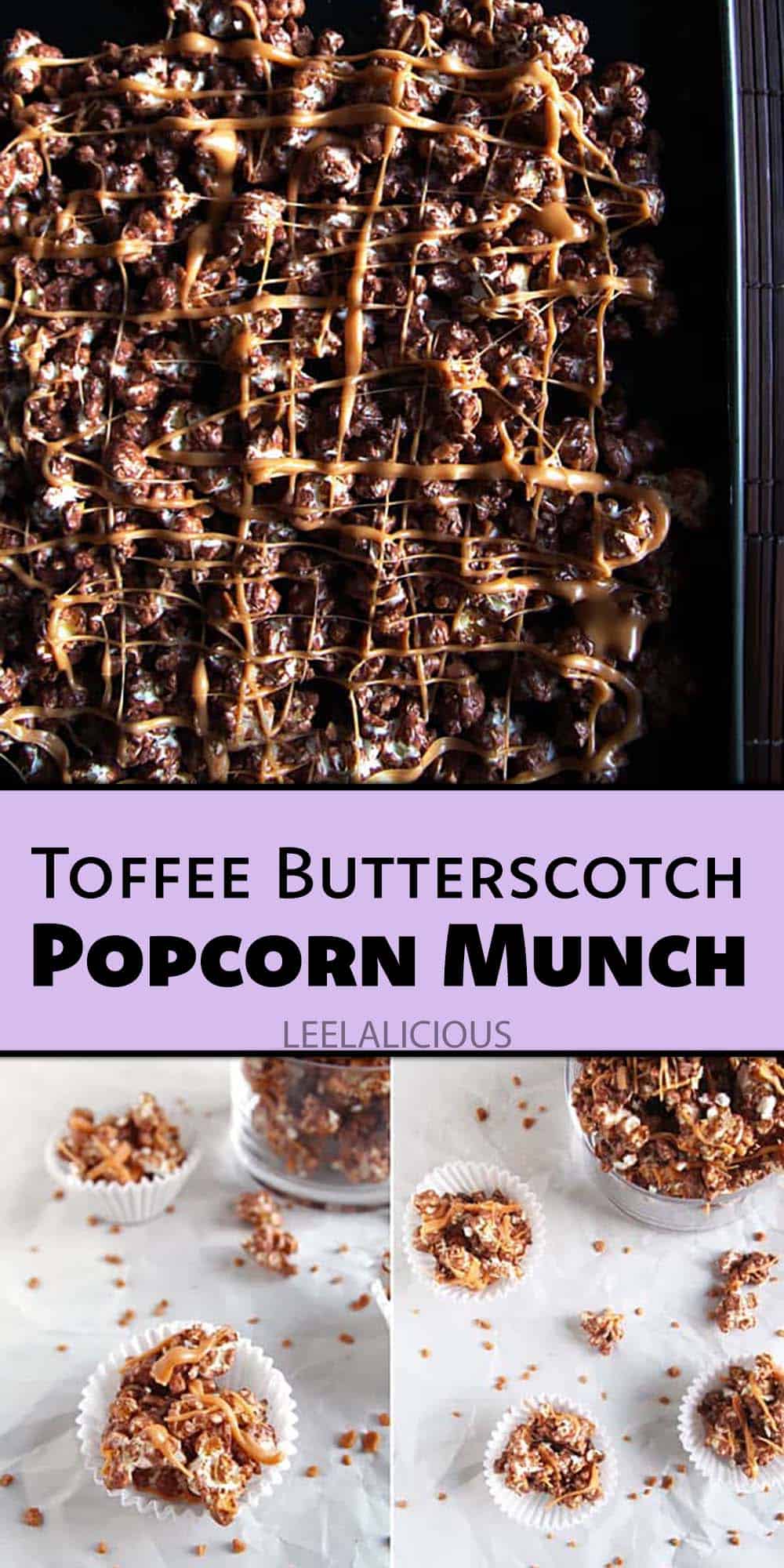 Toffee Butterscotch Popcorn Munch