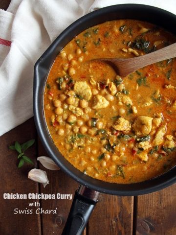 Chicken Curry with Swiss Chard