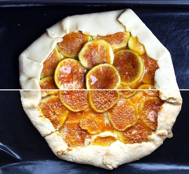 Baked and Unbaked Fig Tart