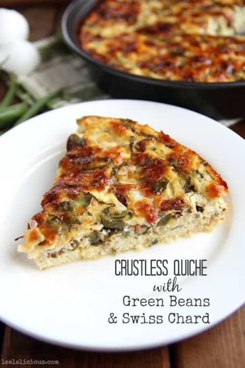 Crustless Veggie Quiche Recipe » LeelaLicious