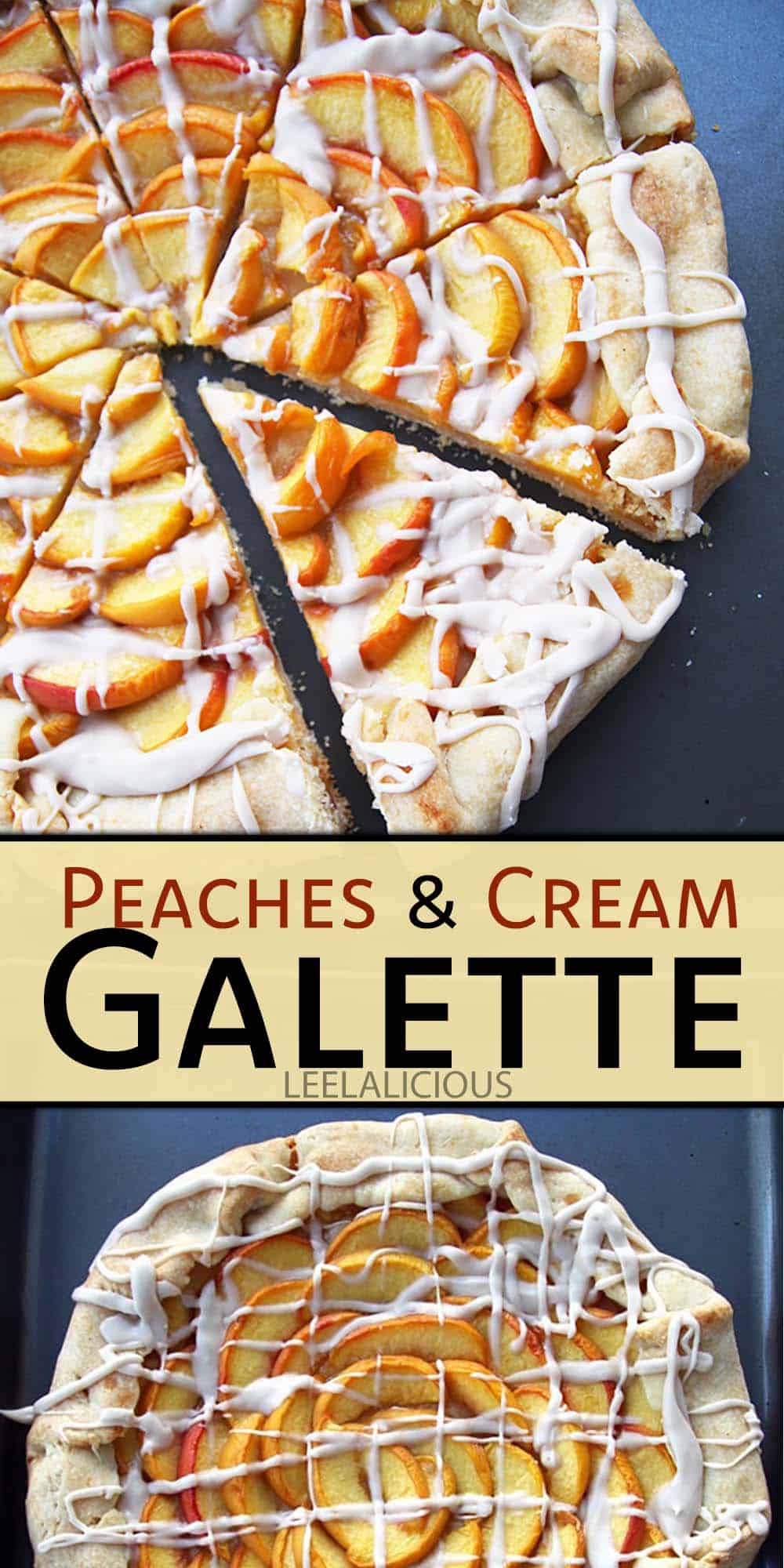 Peaches and Cream Galette