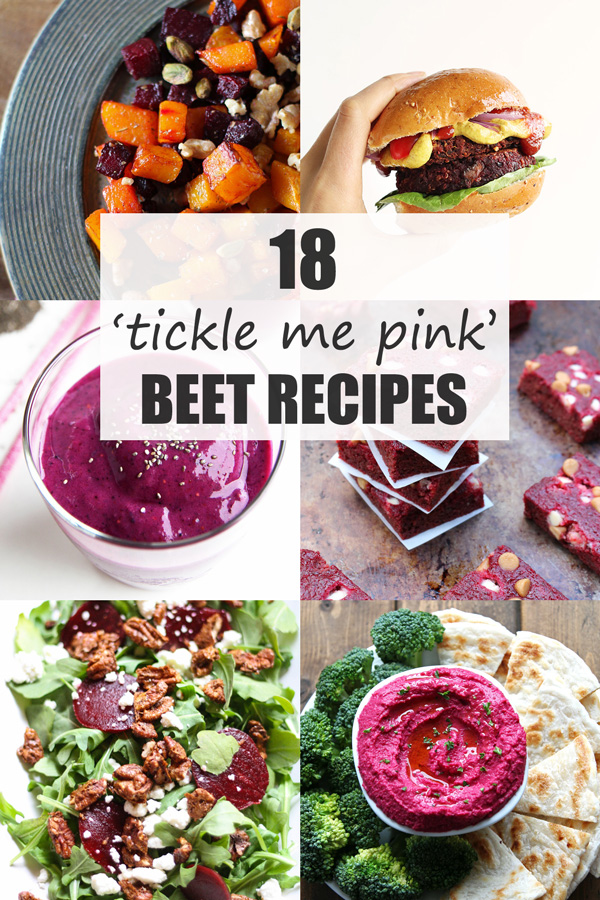 Montage of 18 Beet Recipes