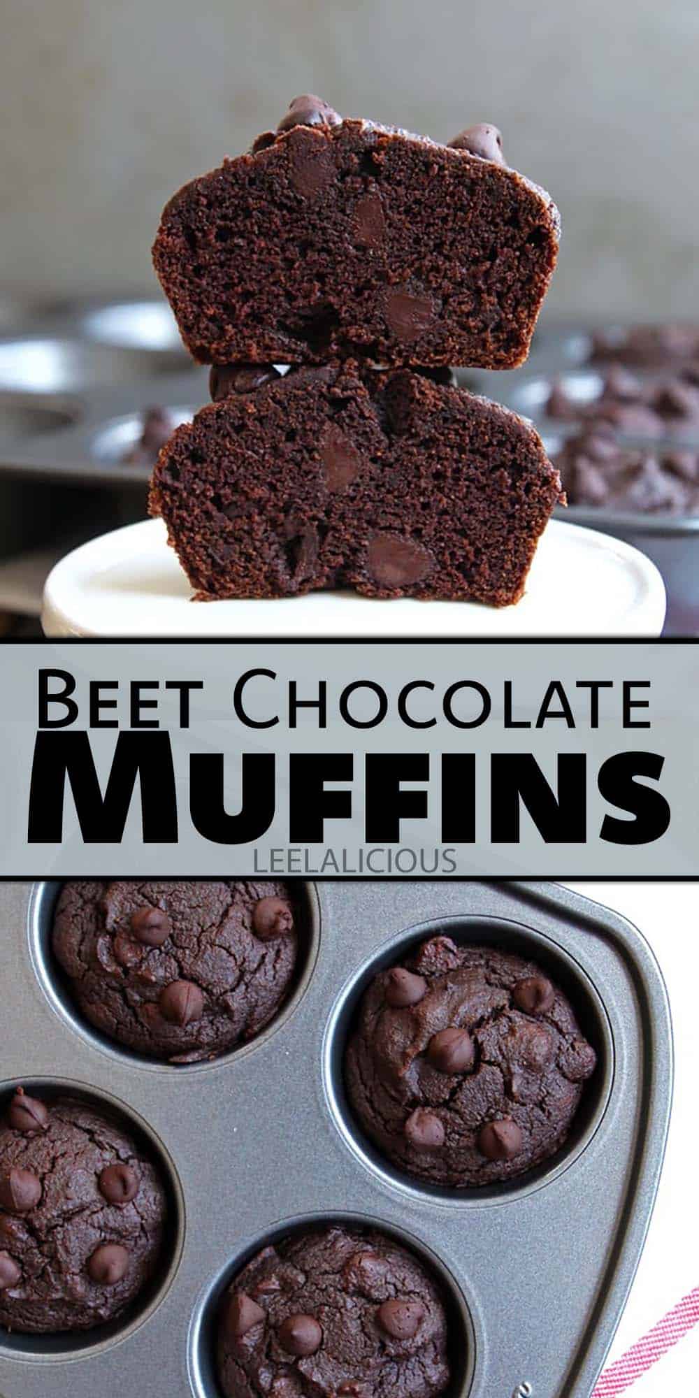 Grain-Free Double Chocolate Beet Muffins