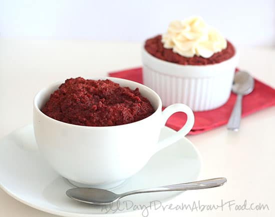 Red Velvet Mug Cake