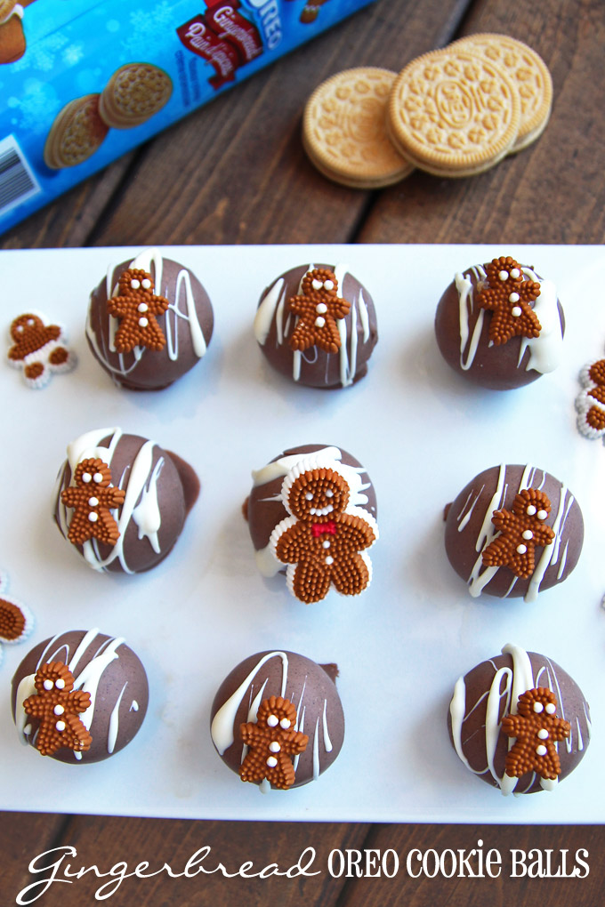 OREO Gingerbread Cookie Balls
