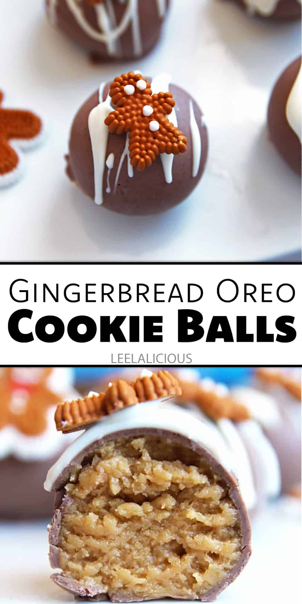 Gingerbread Oreo Cookie Balls