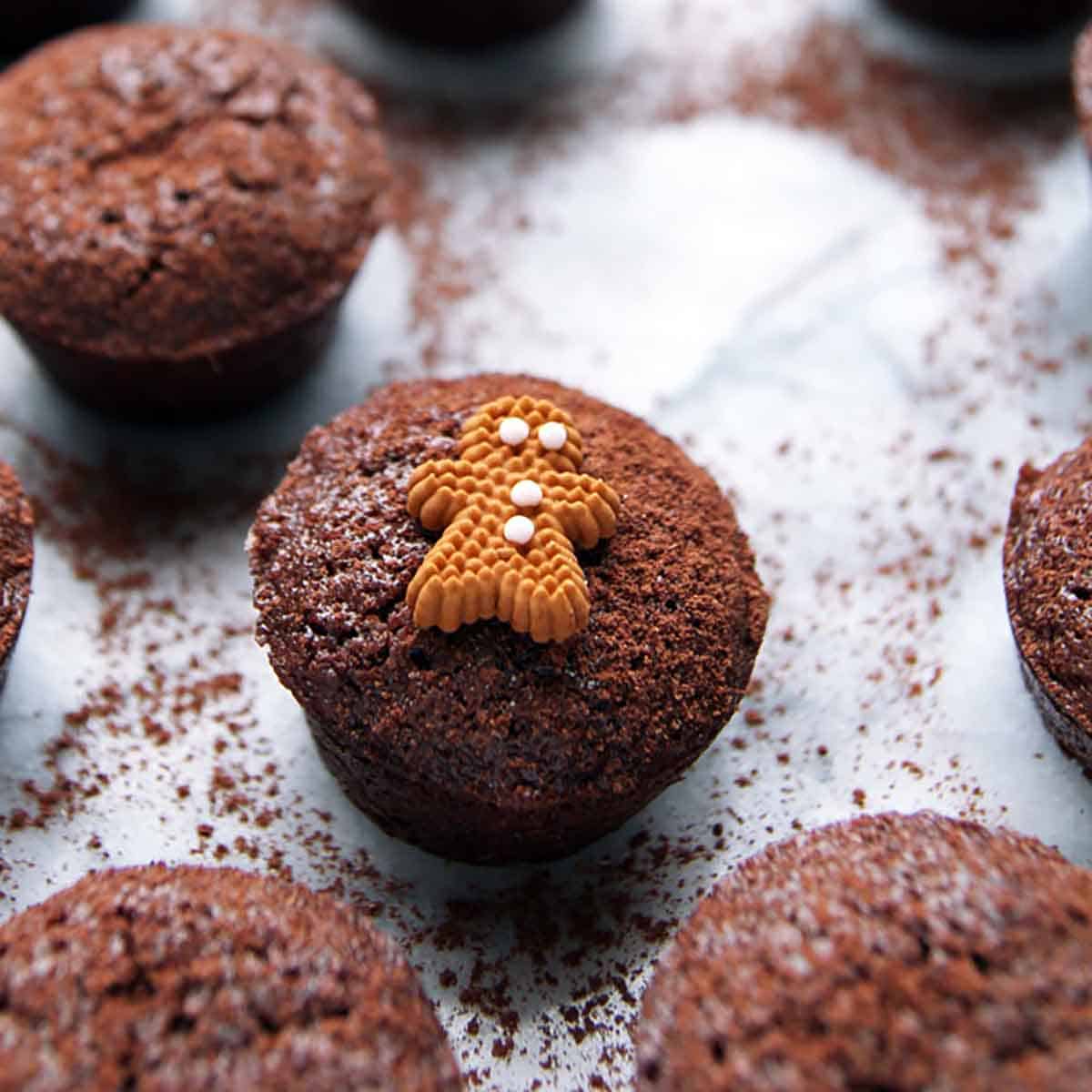 Gingerbread Brownies - i am baker