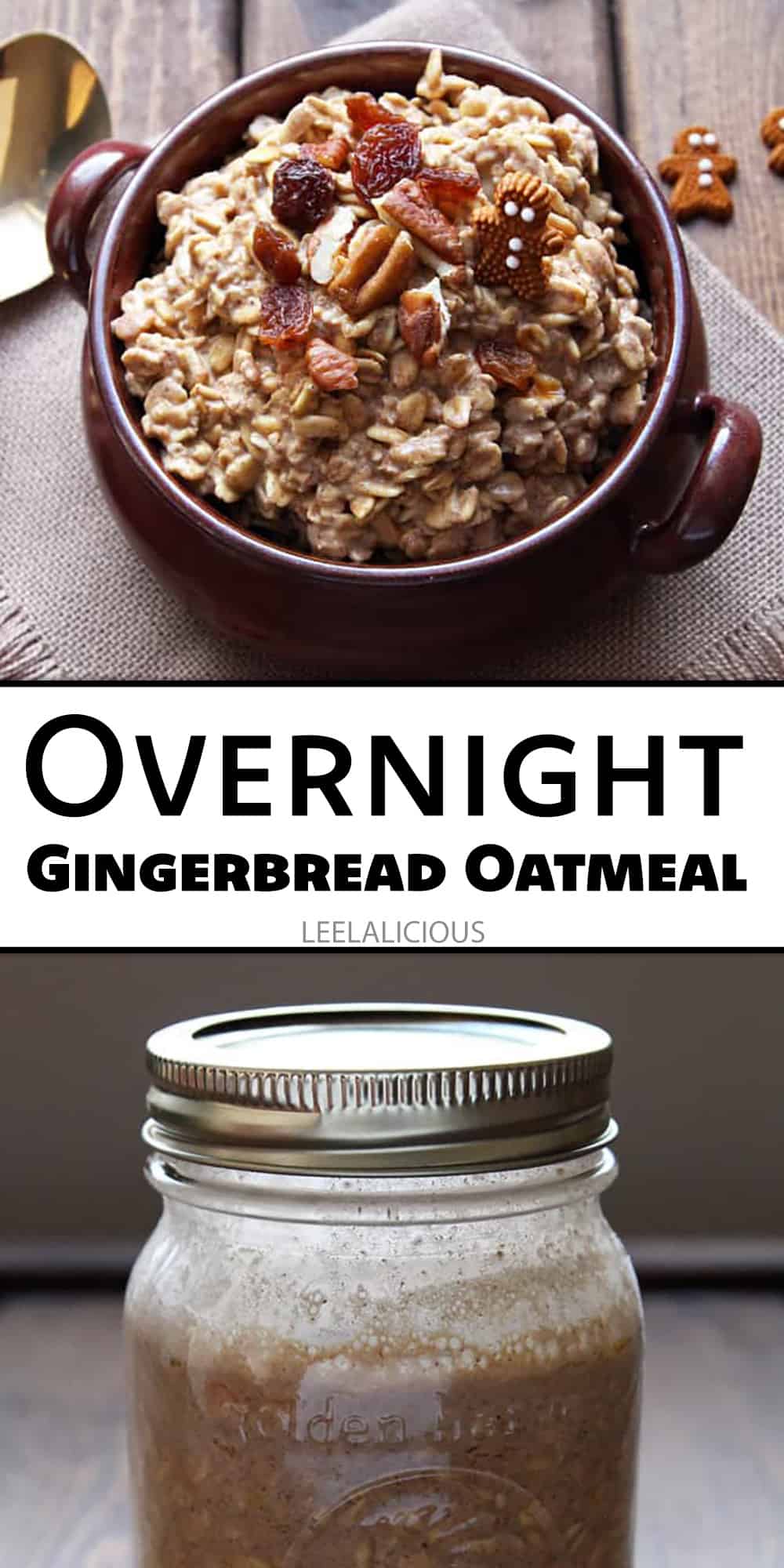 Overnight Gingerbread Oatmeal Recipe