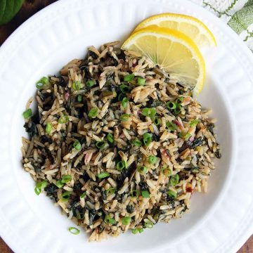 Greek Spinach Rice Recipe