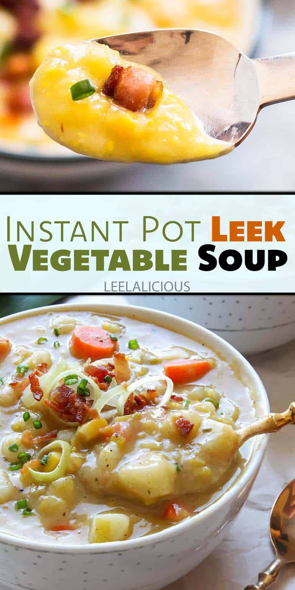 Instant Pot Leek Vegetable Soup