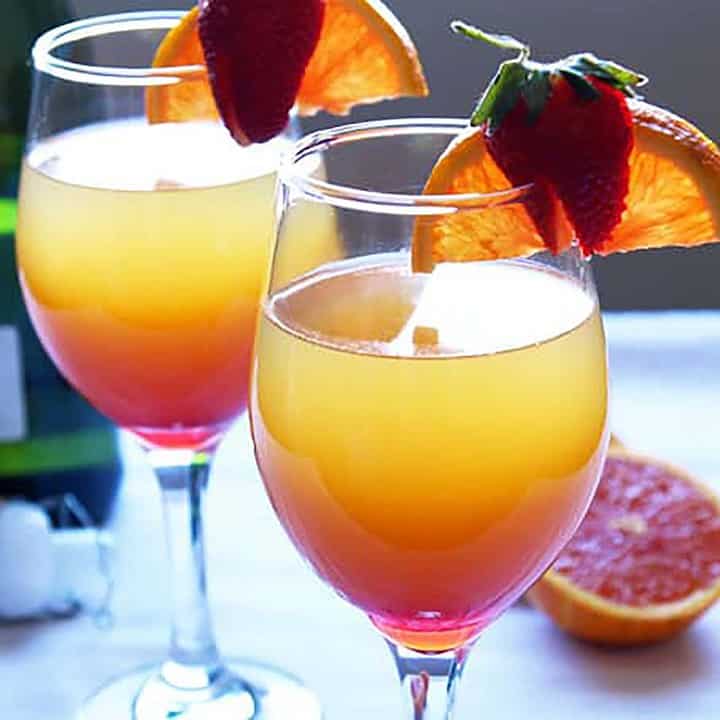 Sunrise Mimosa Recipe » LeelaLicious