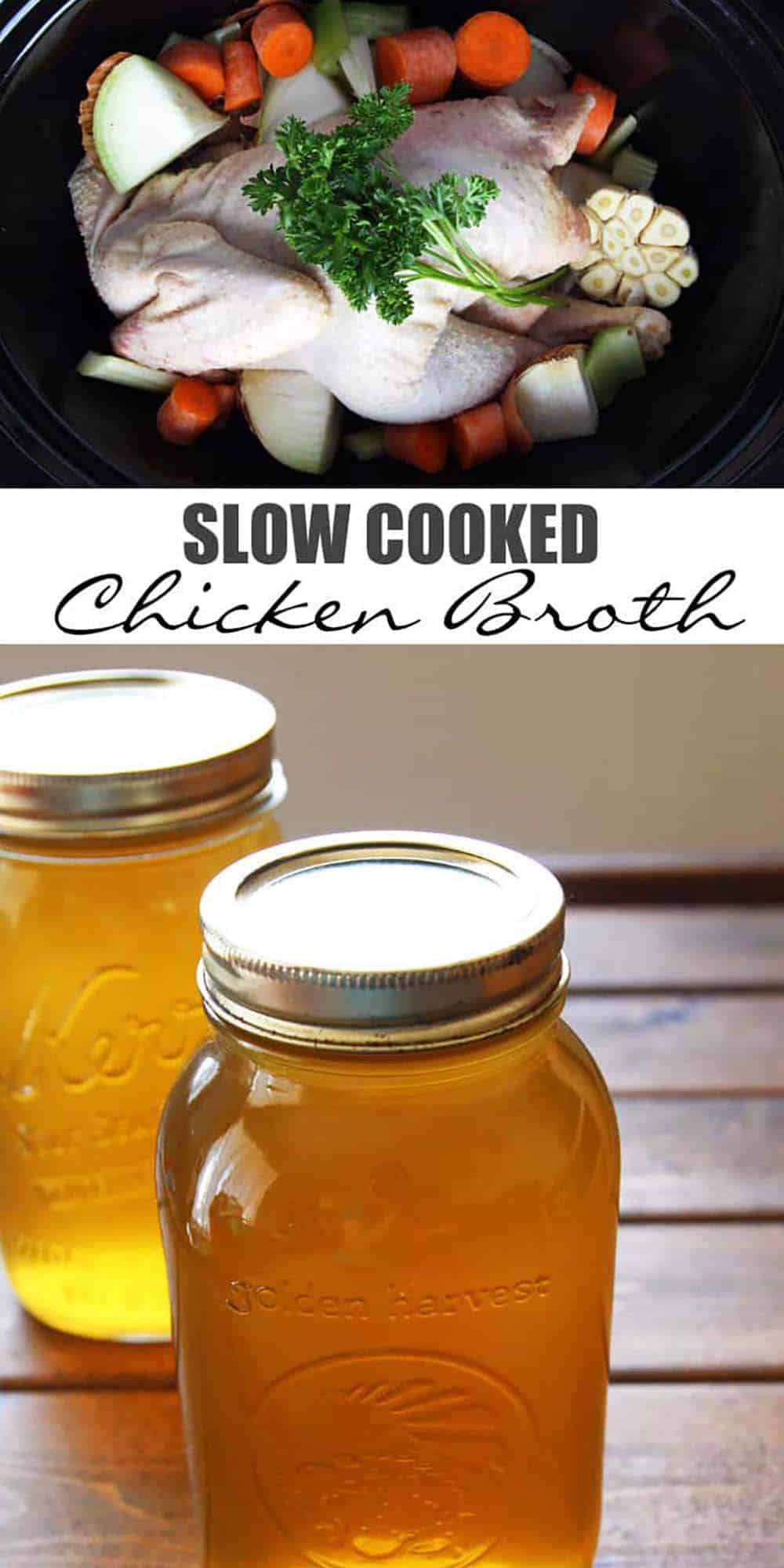 Slow Cooked Chicken Broth