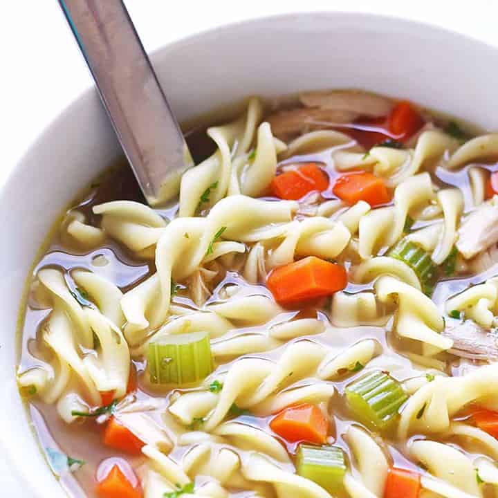 Chicken Noodle Soup Recipe » LeelaLicious