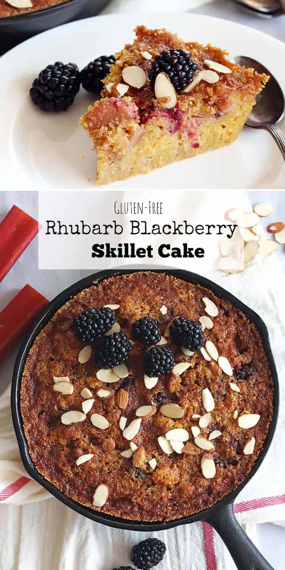 Gluten-Free Blackberry Skillet Cake