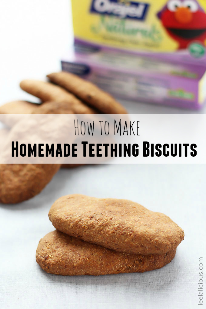 Golden Homemade Teething Biscuits