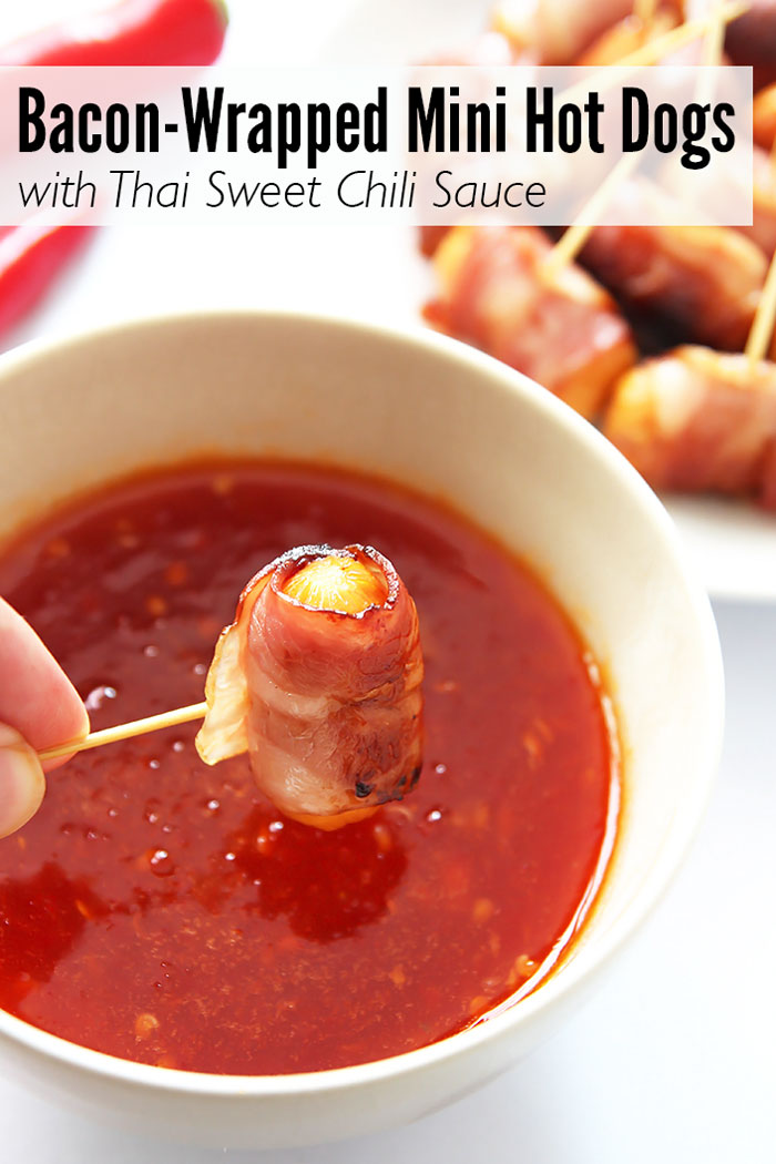 Dipping Weenies in Chili Sauce