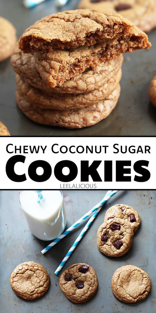 Coconut Sugar Cookies Recipe » LeelaLicious