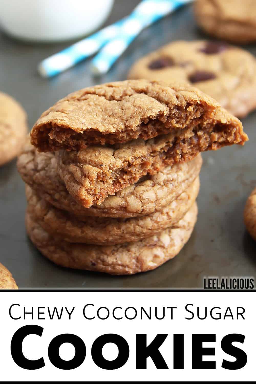 Coconut Sugar Cookies Recipe » LeelaLicious