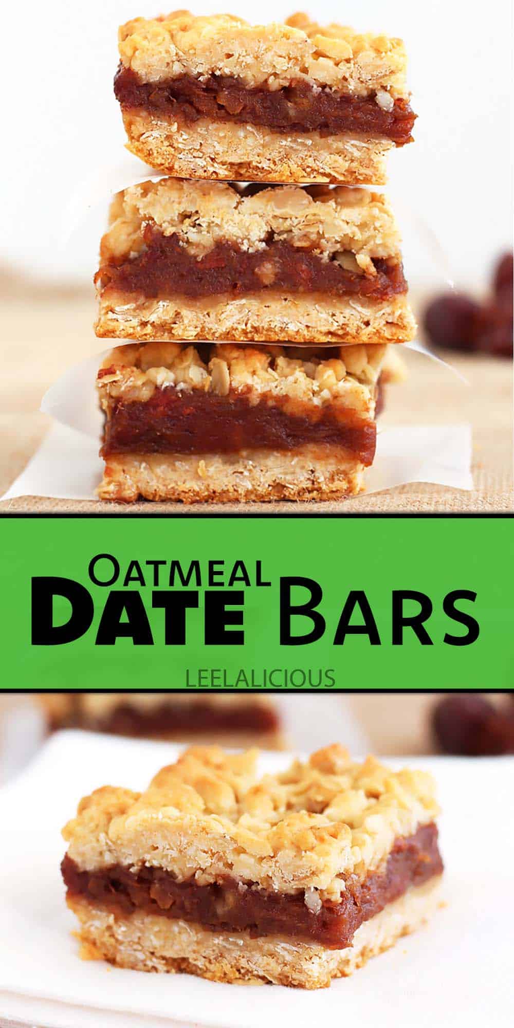 Oatmeal Date Bars
