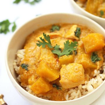 Thai Yellow Curry Chicken and Squash Recipe