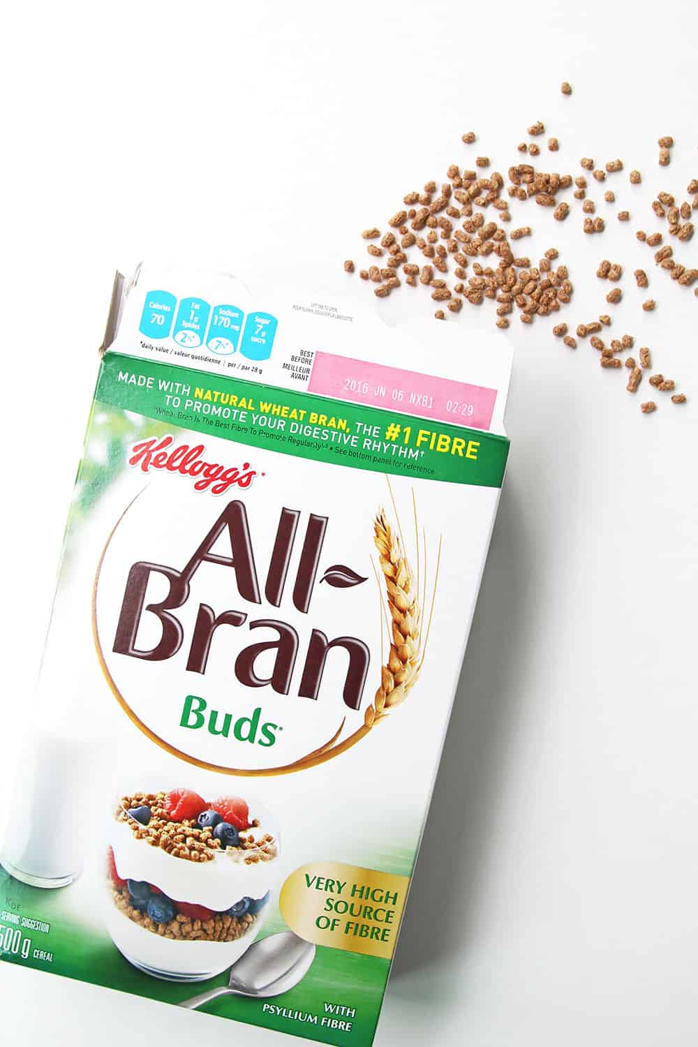 All-Bran Buds Cereal Box