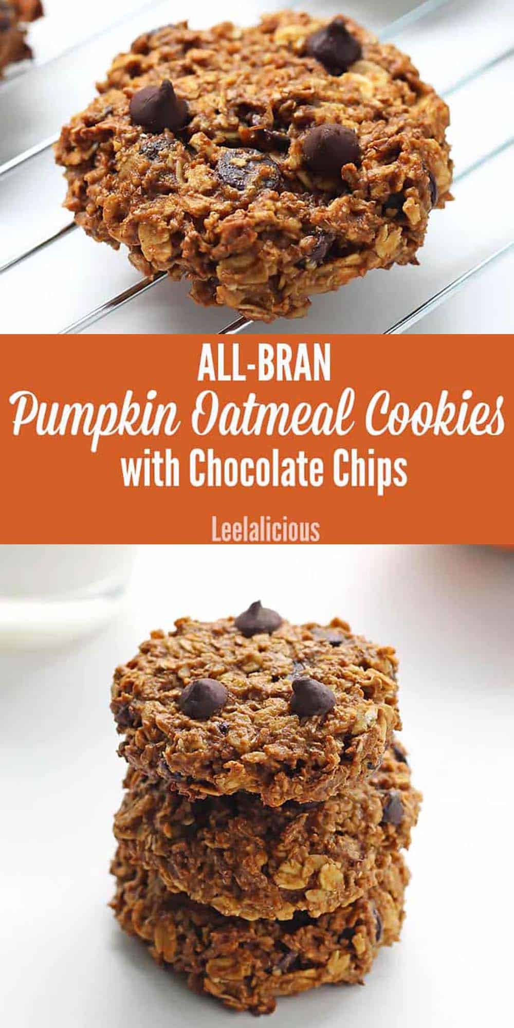 Pumpkin Oatmeal Cookies with Chocolate Chips
