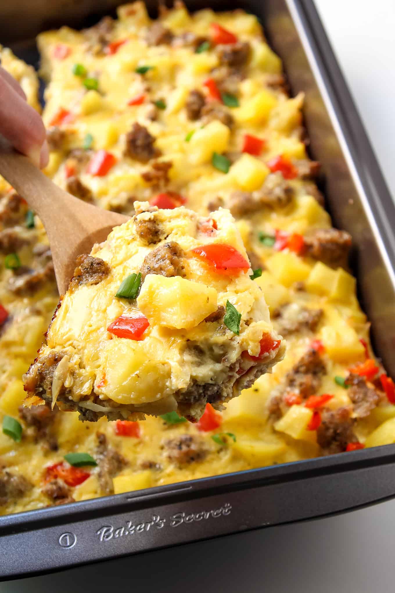 Sausage Egg Casserole for Thanksgiving  Morning