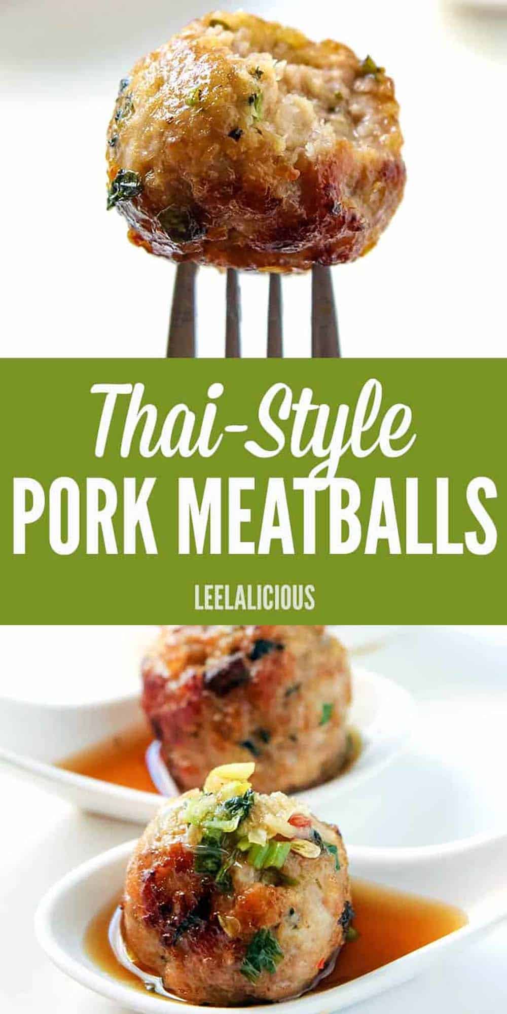 Thai Style Pork Meatballs