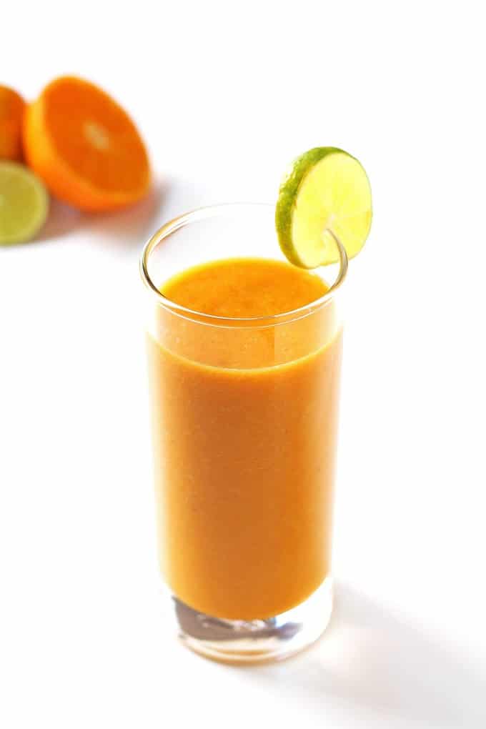 Immune Boosting Citrus Carrot Turmeric Smoothie - Leelalicious