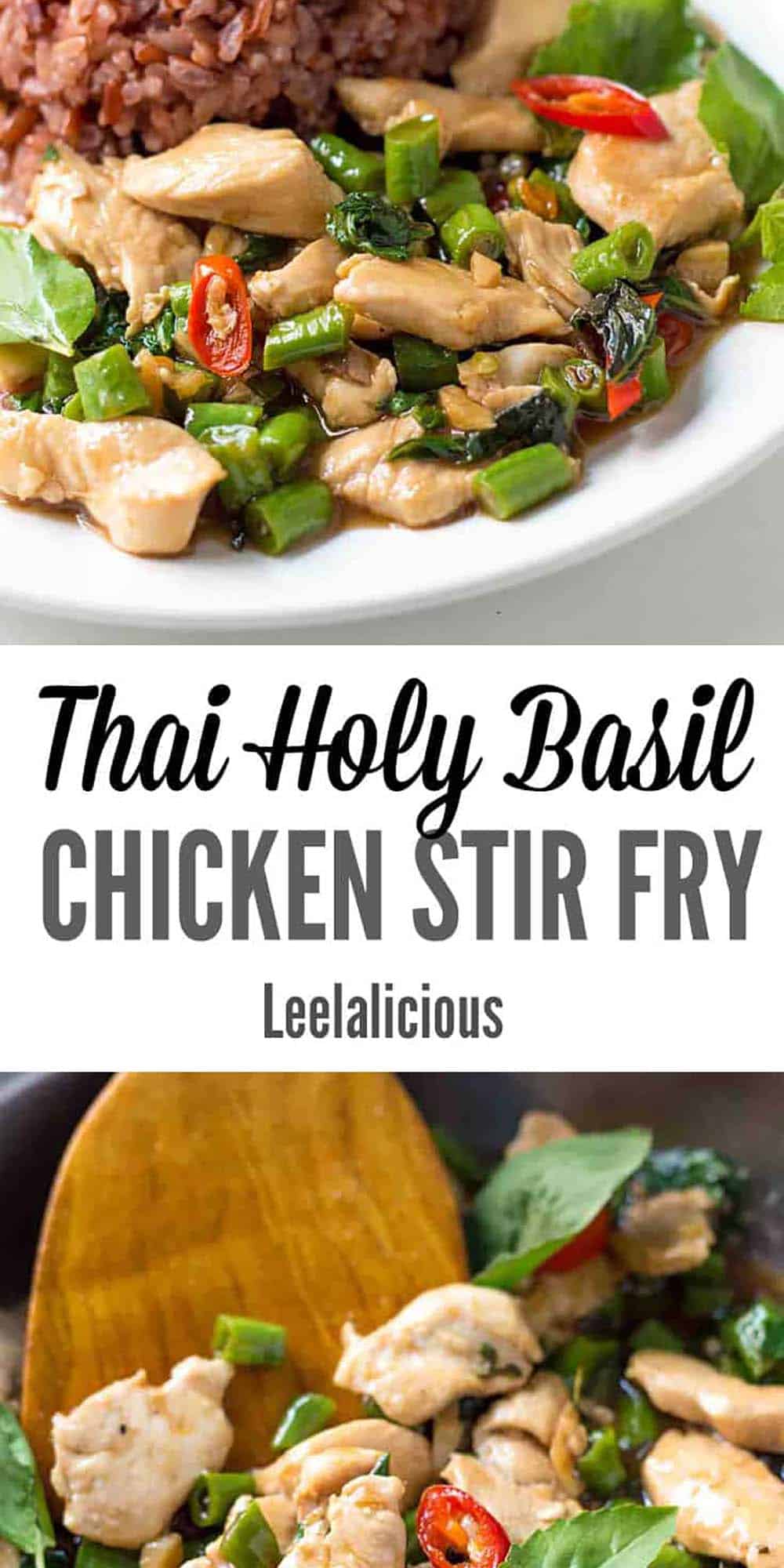Thai Basil Chicken Stir Fry - Pad Krapao Gai