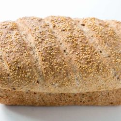 This nutritious Whole Grain Spelt Bread Recipe with flax and sesame seeds is super easy to make. It is also much better and more economical than store bought bread.
