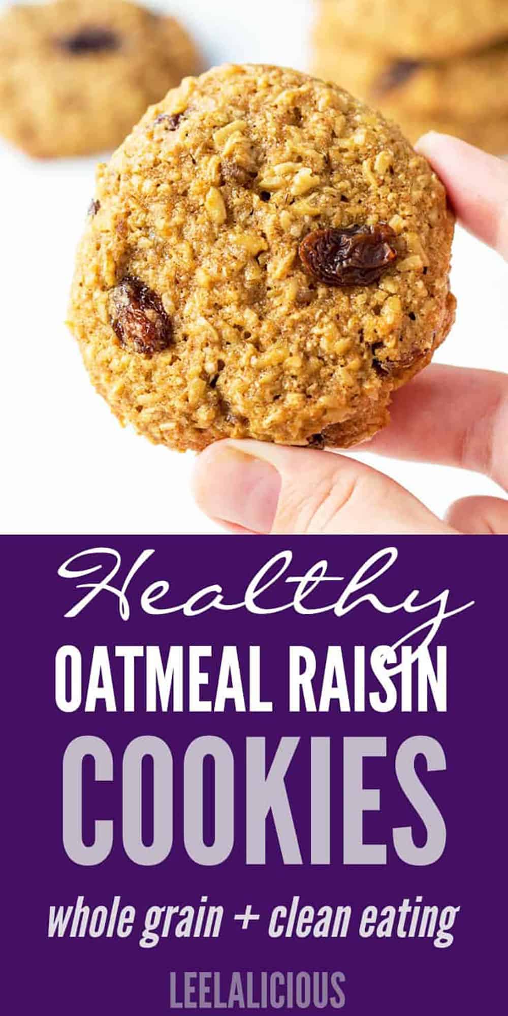 Healthy Oatmeal Raisin Cookies Recipe